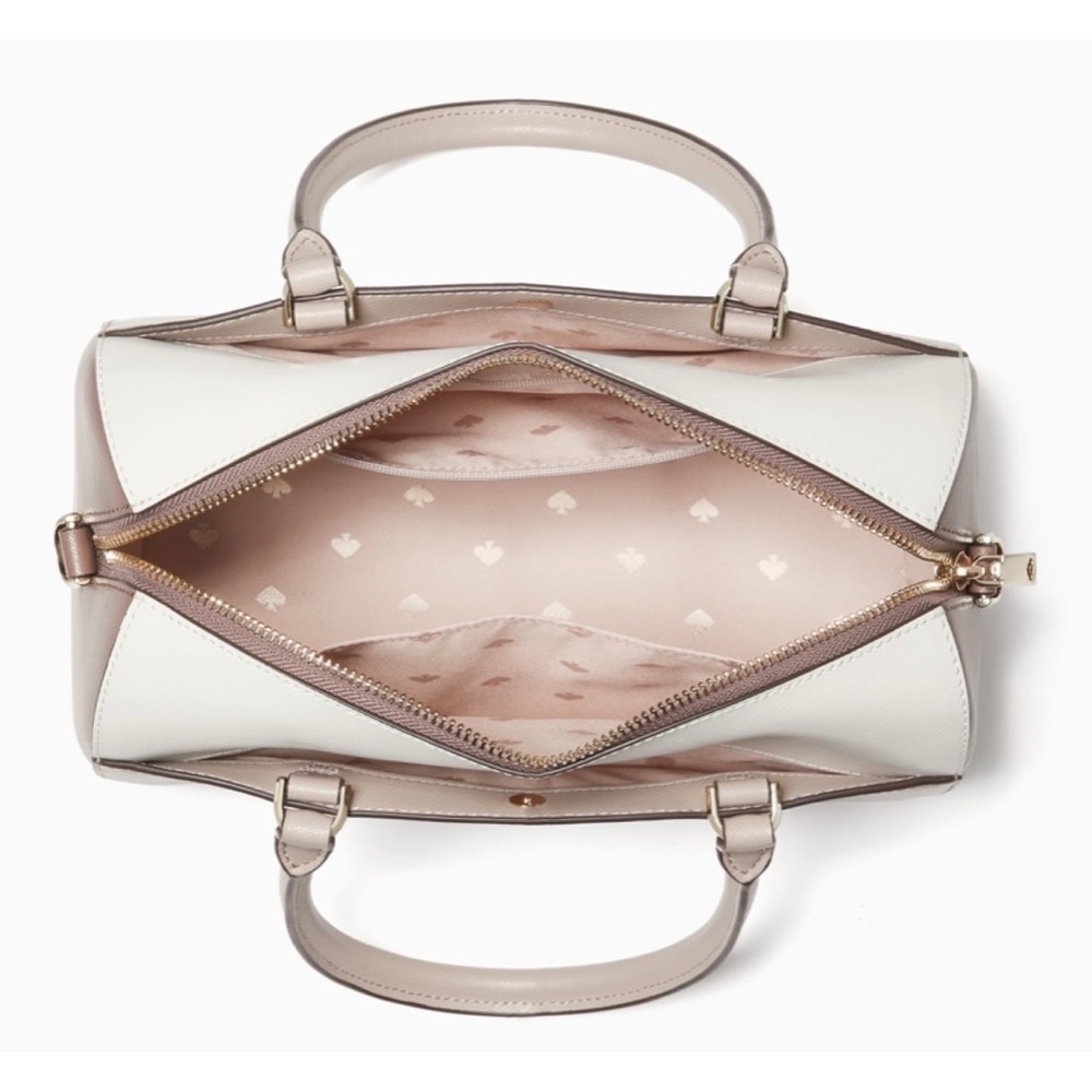 Kate Spade | Medium Duffel Purse | Three-toned Colorblock | NWT - Picture 4 of 6